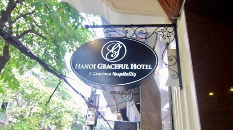 Hanoi Graceful Hotel And Travel Buitenkant foto